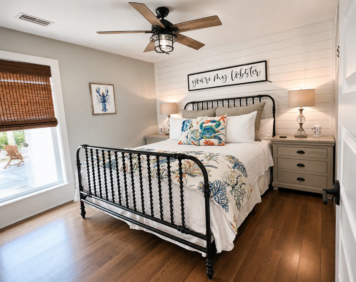 Couple’s Coastal Cottage~Steps to Sand & Peace